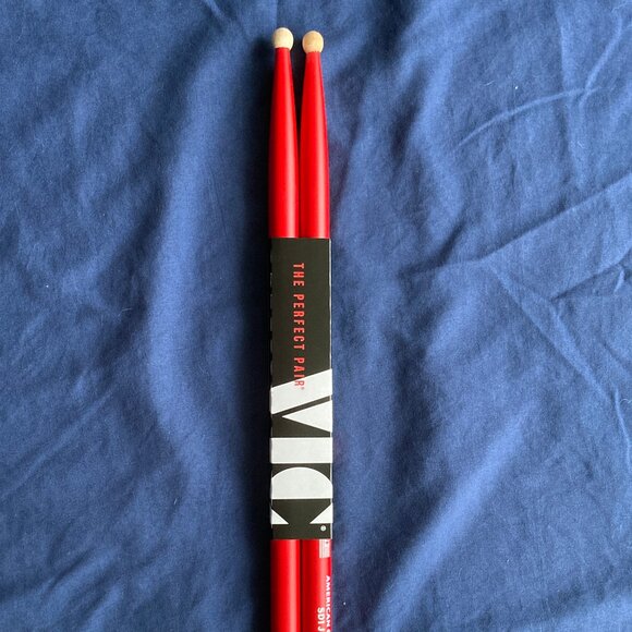 Vic Firth American Custom SD1 Jr. Drumsticks SD1 JR Student Size Red - Picture 2 of 4